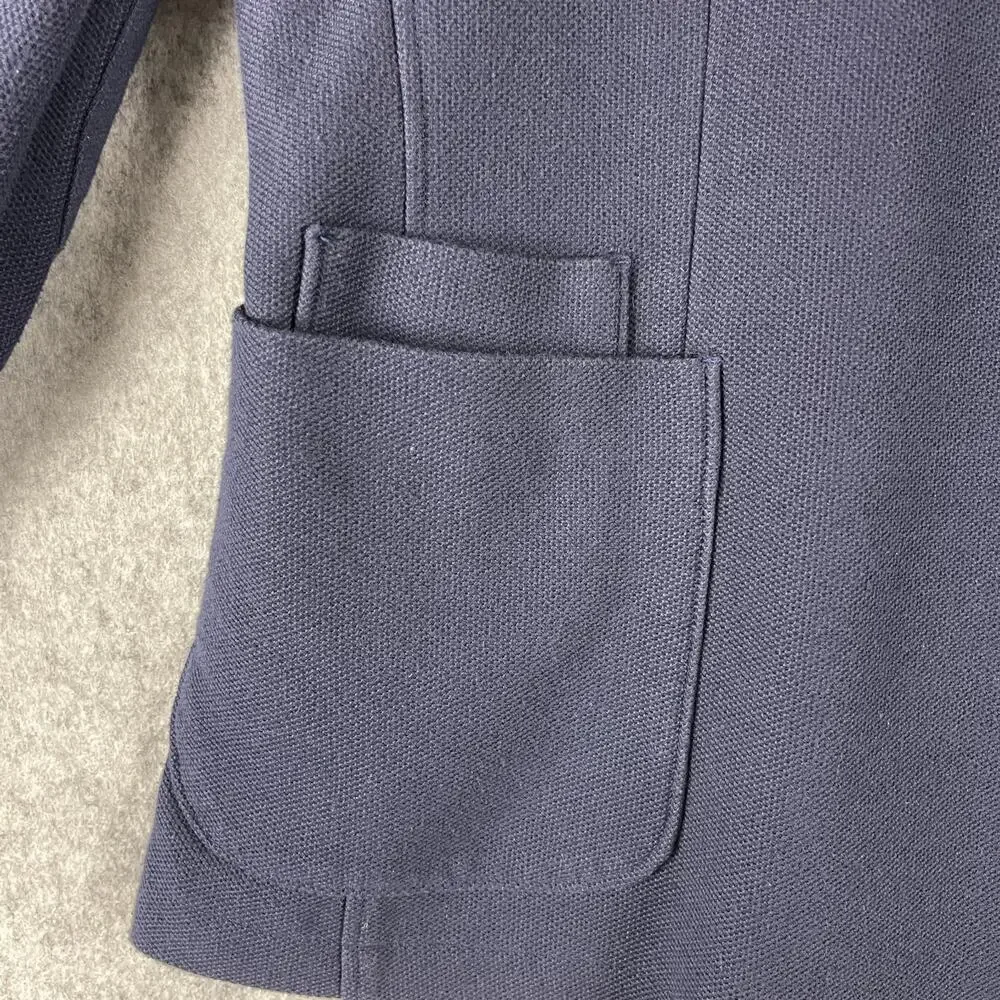 Jos A Bank 1905 Blazer Sport Coat Mens XXL Blue Elbow Patch Tailored Fit Career‎
